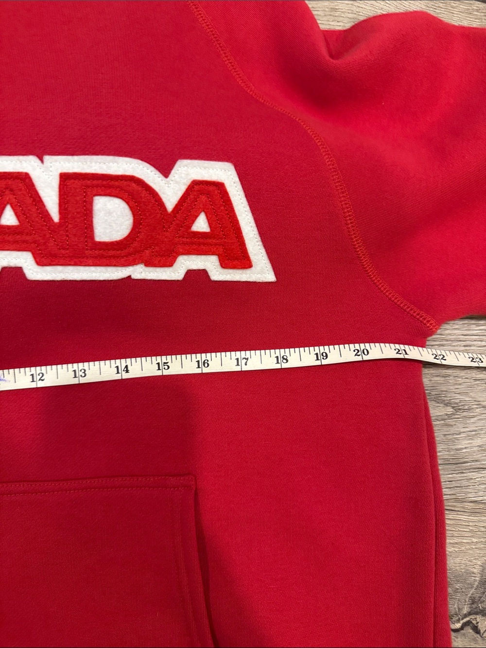 HBC Red Canada Pullover Hoodie - Unisex - Picture 6 of 8